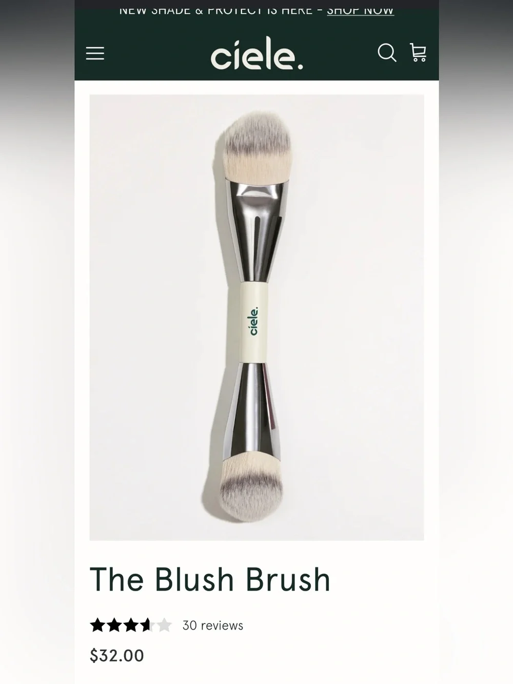 The Blush Brush - Cream Dual-Ended Makeup Brush
